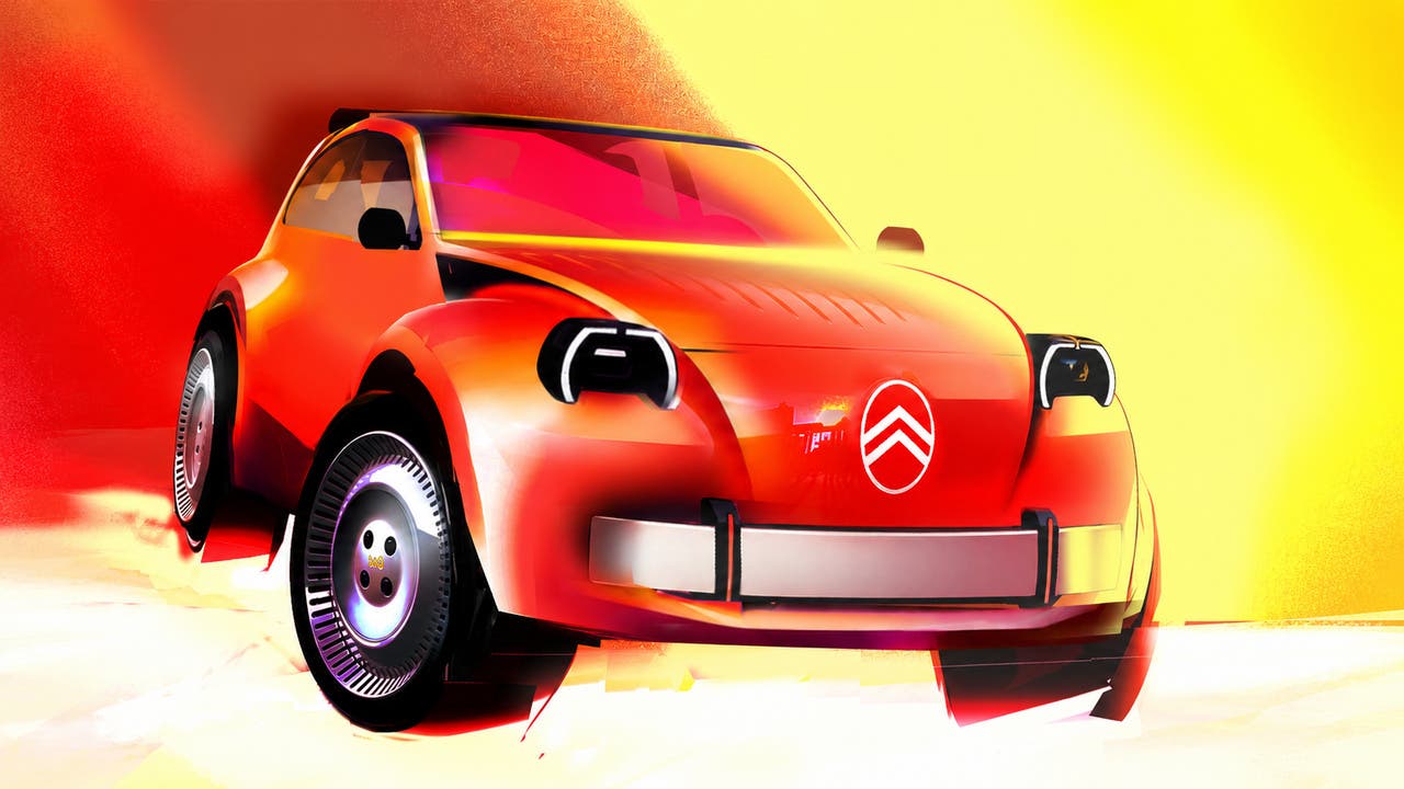 Citroen 2 CV Concept - Bozzetti