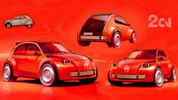 Citroen 2 CV Concept - Bozzetti