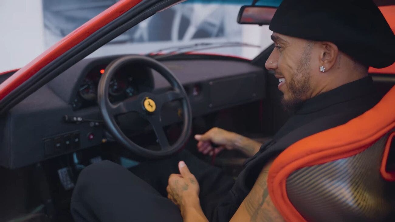 Ferrari F40, Lewis Hamilton