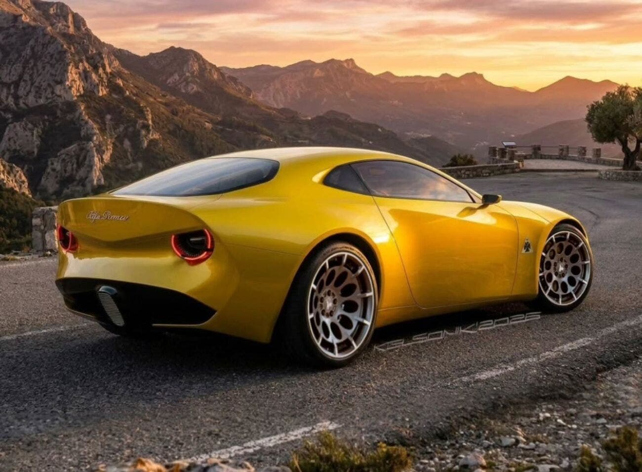 Nuova Alfa Romeo Coupè in stile Cuorerosso