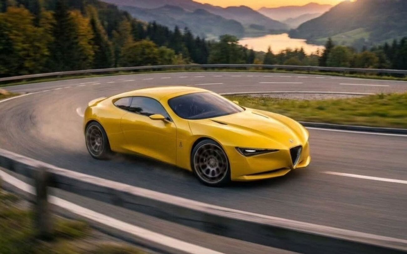 Nuova Alfa Romeo Coupè in stile Cuorerosso 