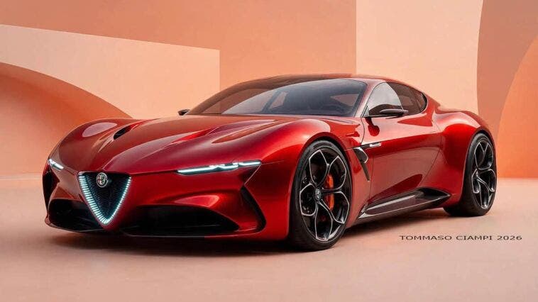 Nuova sportiva Alfa Romeo 2 posti