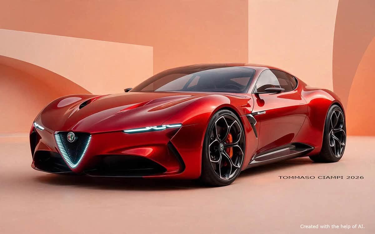 Nuova sportiva Alfa Romeo 2 posti
