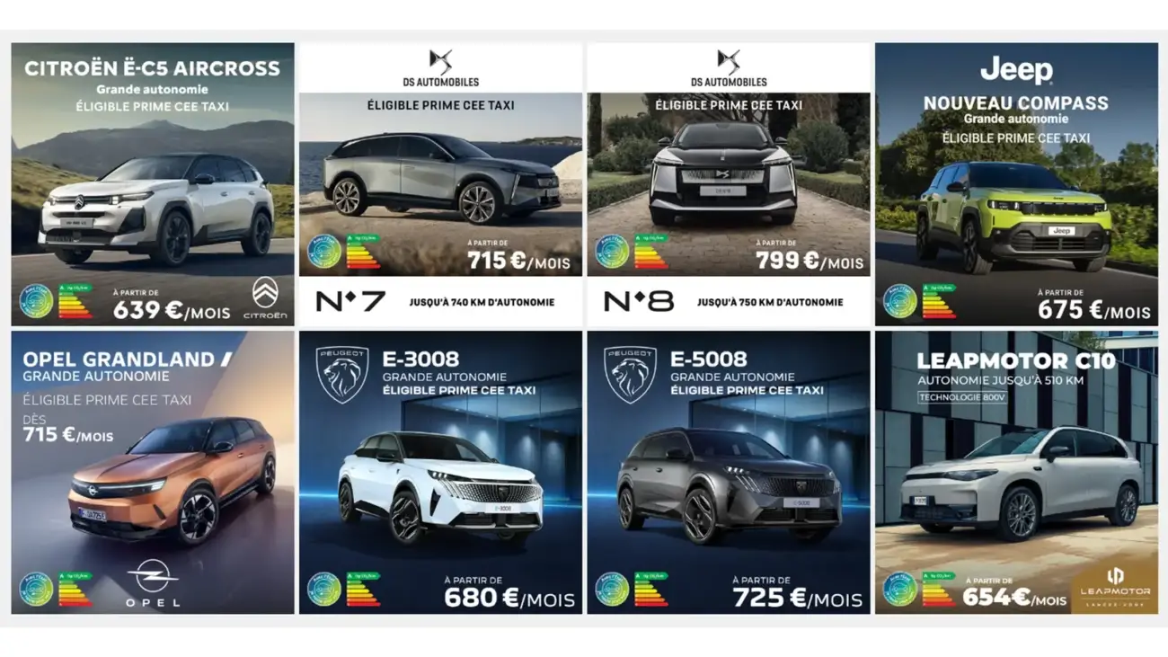 taxi stellantis, leasing